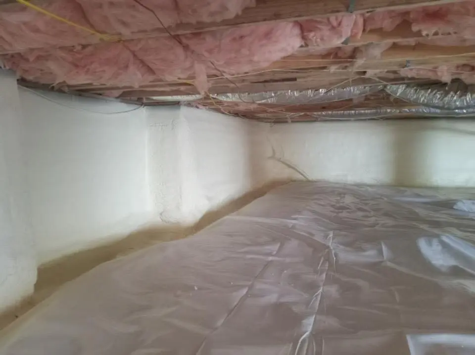Crawl space encapsulation with closed-cell spray foam for Roof Maintenance in Claiborne